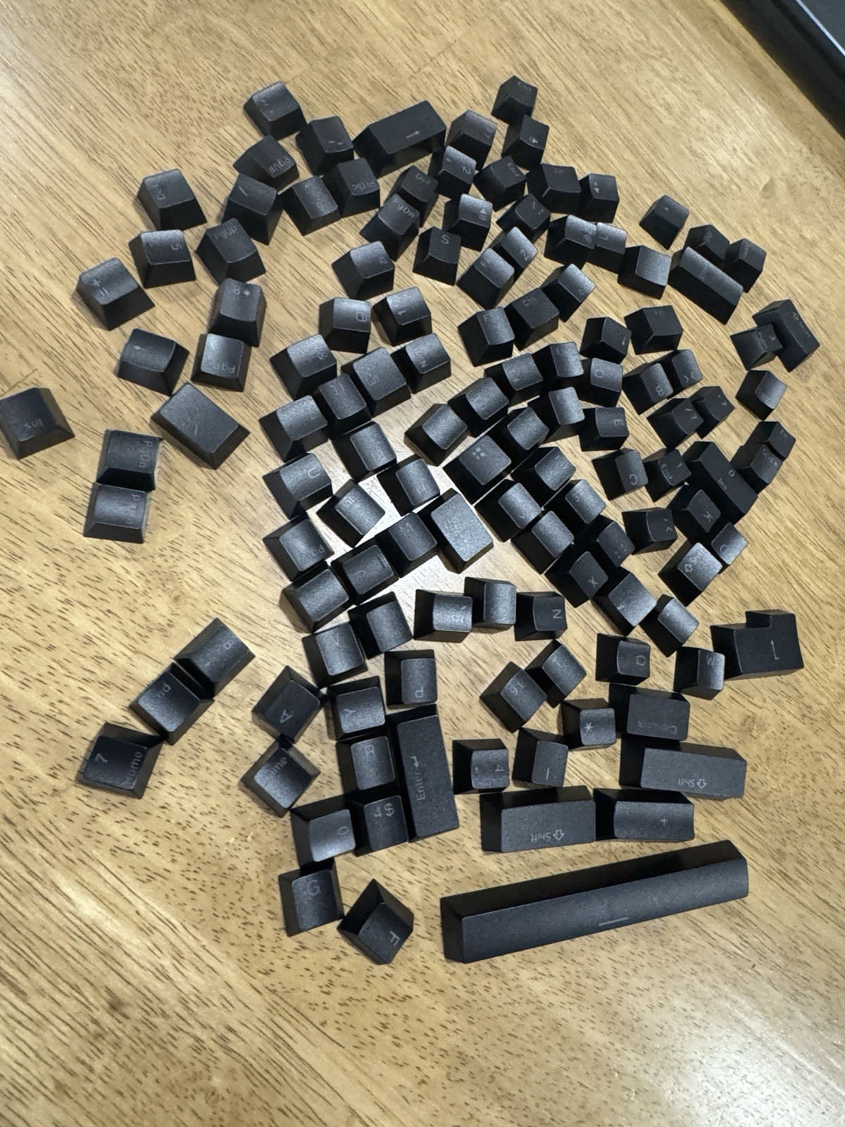 126 Cherry  Profile Black Mechanical Keyboard Key Cap Set New
