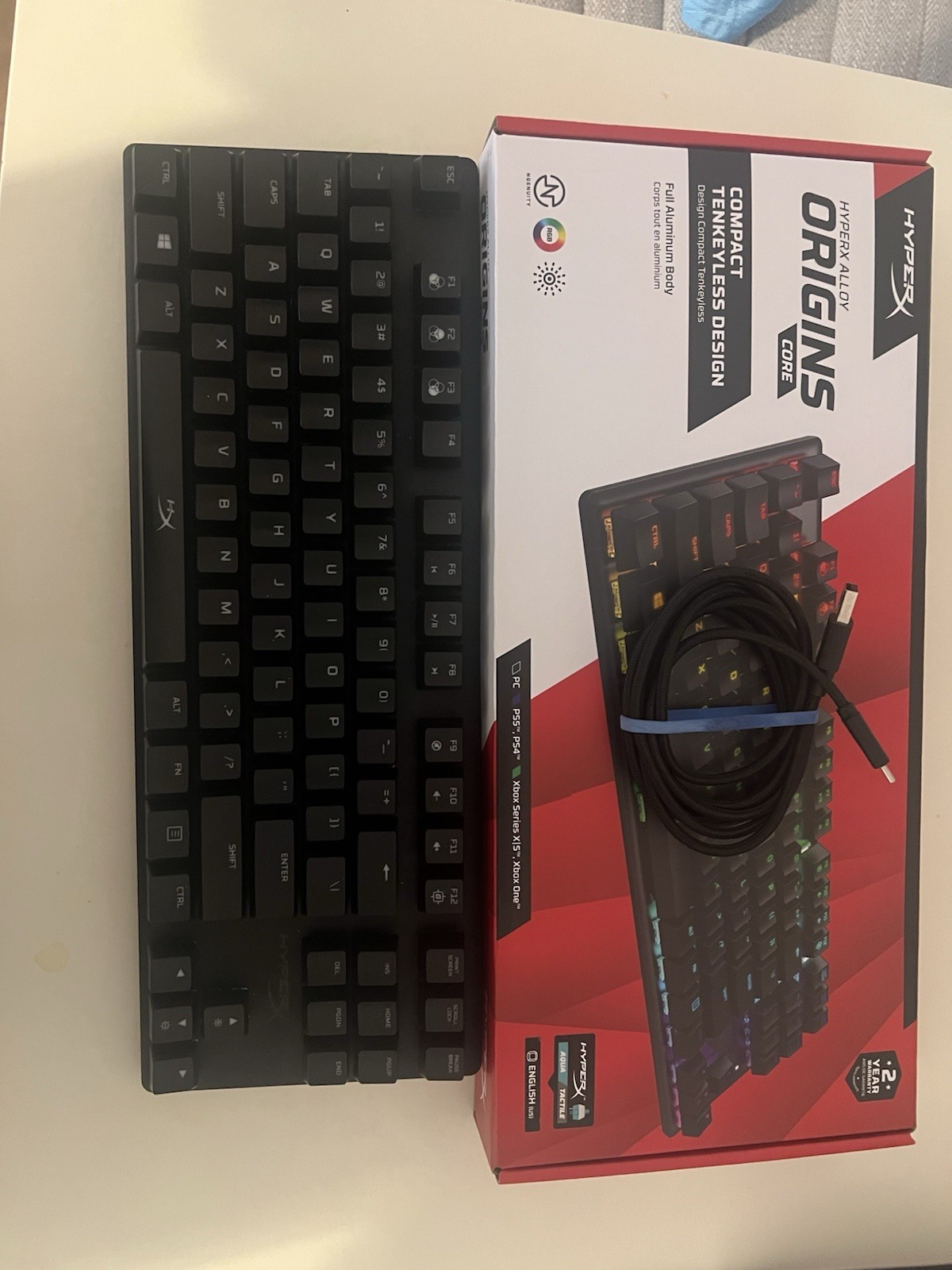 HyperX Alloy Origins Core Tenkeyless Mechanical Gaming Keyboard - Black #U9273