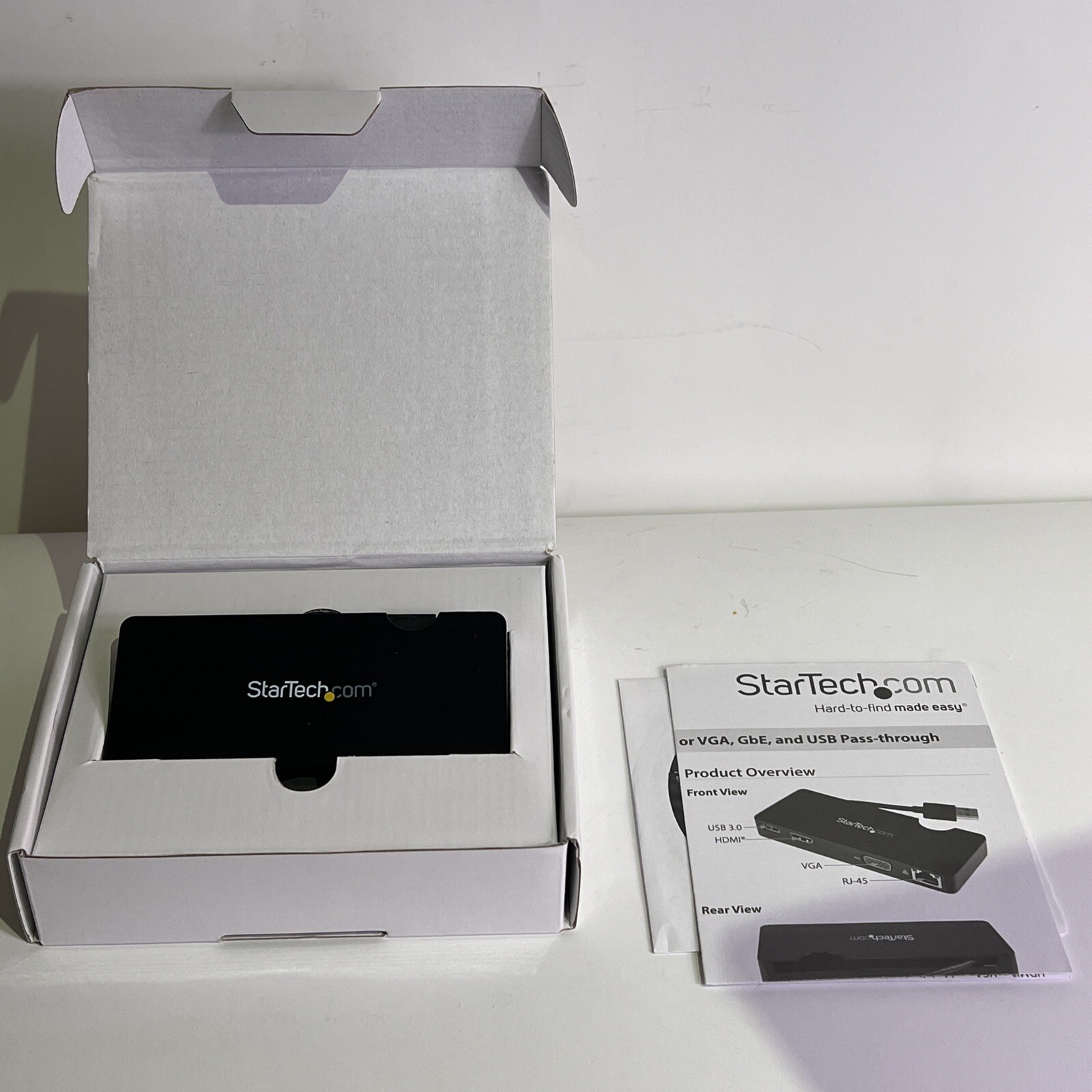 Startech USB3SMDOCKHV usb 3.0 mini docking station w HDMI VGA GbE USB