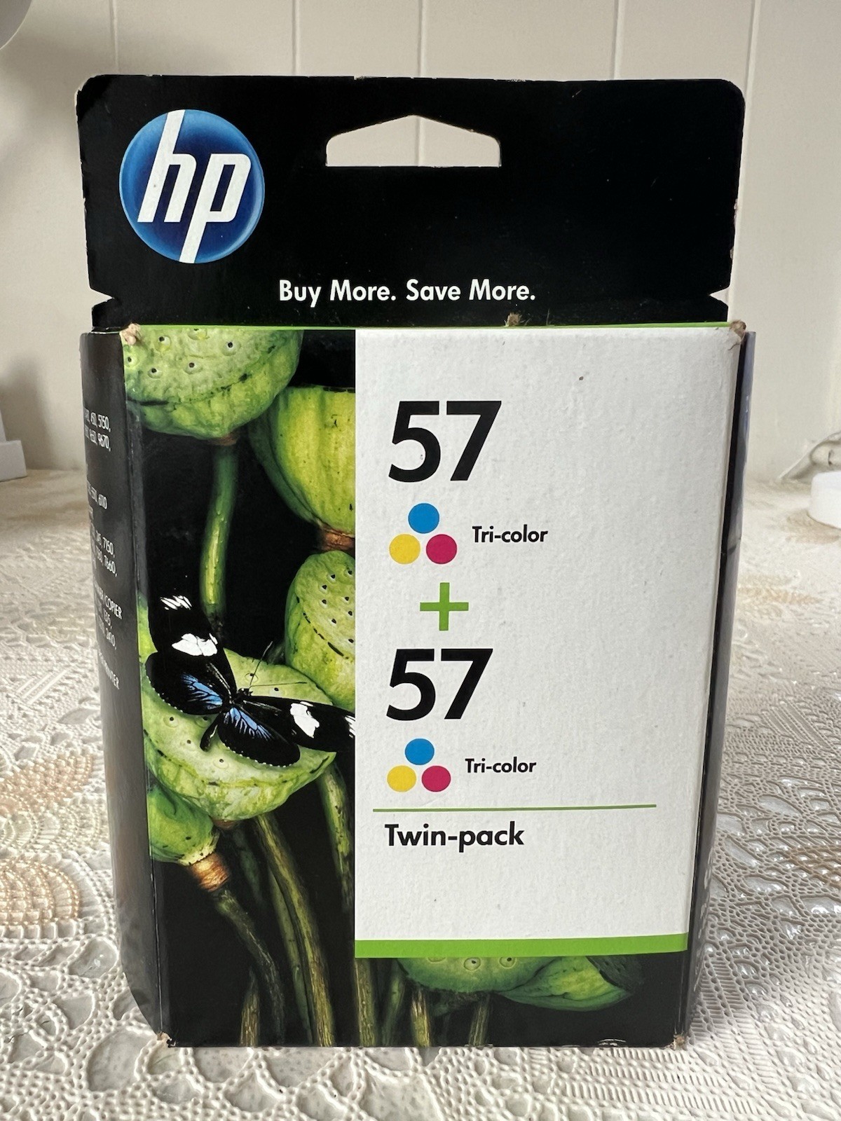 Genuine OEM HP 57 Tri Color Twin Pack Inkjet Cartridges C9320FN Expired 06/2012