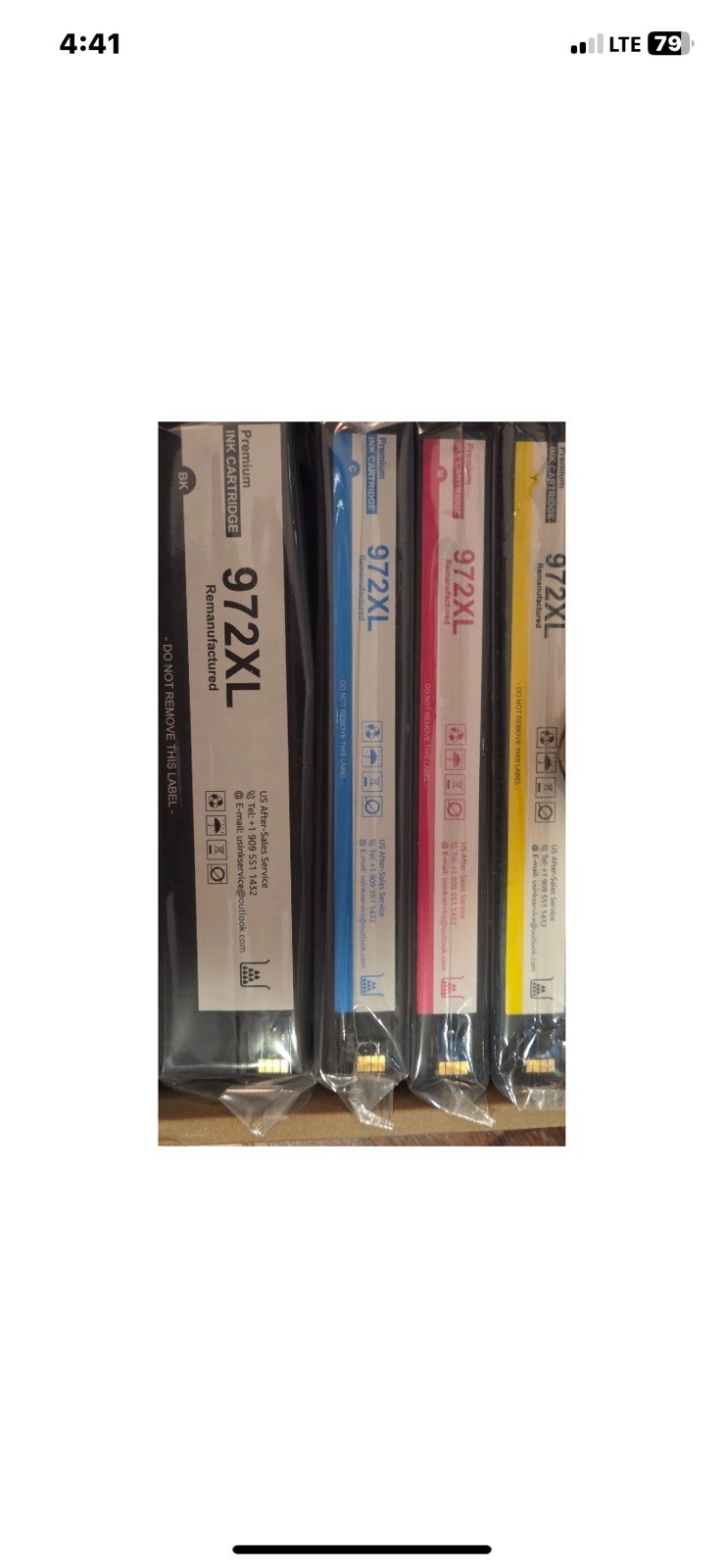 ONLYU 972XL Ink Cartridges 4 Pack