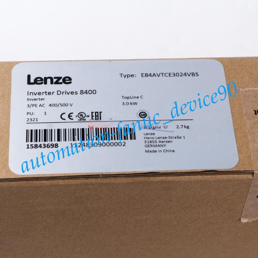 1PC LENZE Inverter E84AVTCE3024VBS NEW