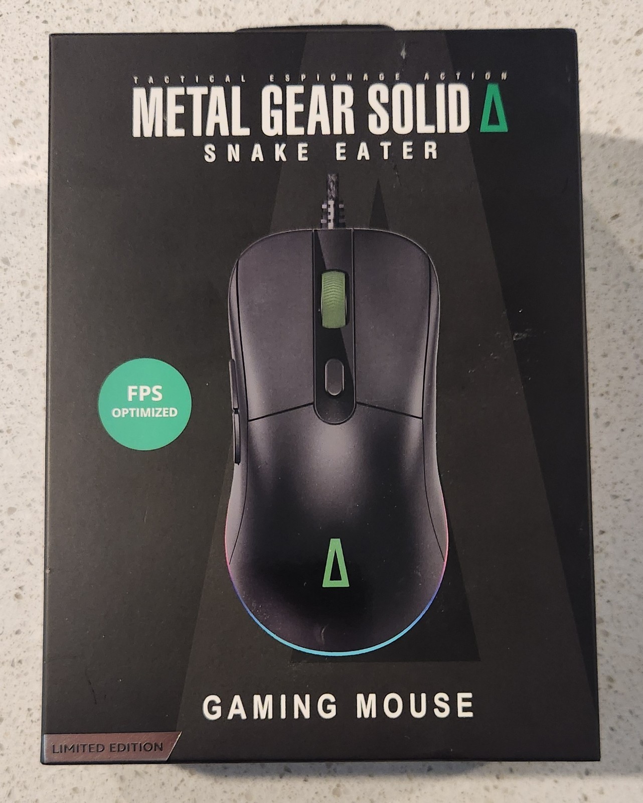 Metal Gear Solid Delta Snake Eater PC Limited Edition FPS Optimized Gaming Mouse
