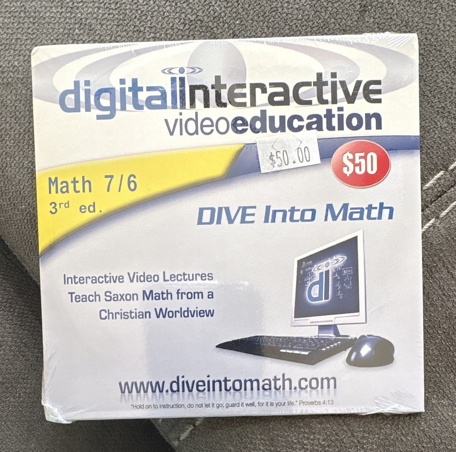 Digital Interactive Video Education DIVE Into Math 7/6 3rd Ed CD-ROM