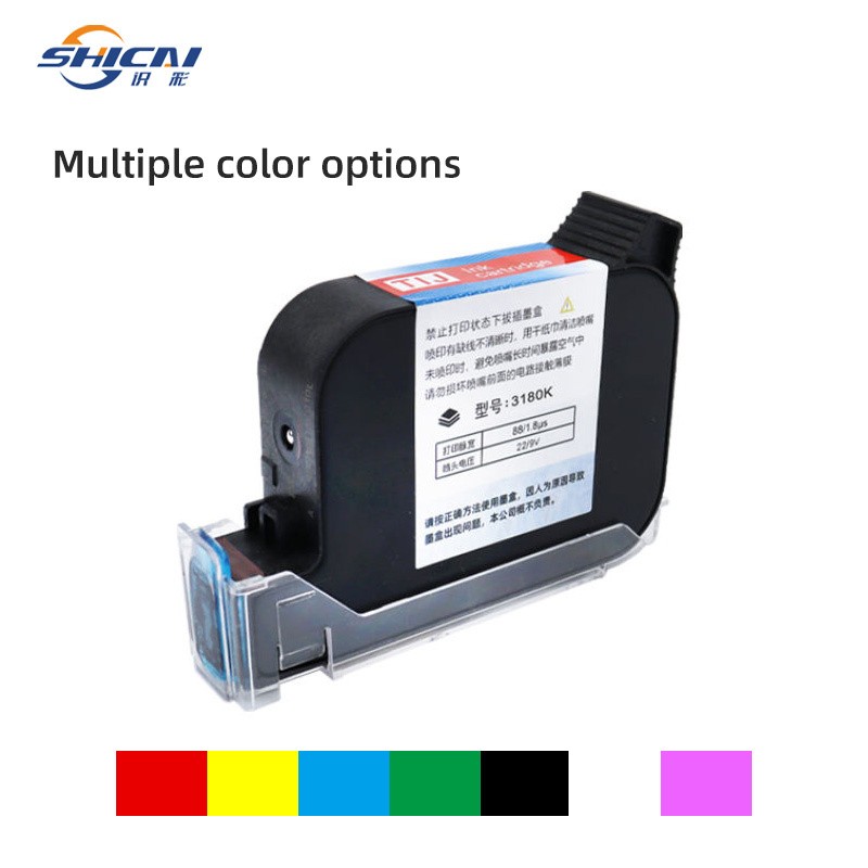 3pcs Replacement Red Ink Cartridge Fast Dry for 12.7mm Handheld Printer