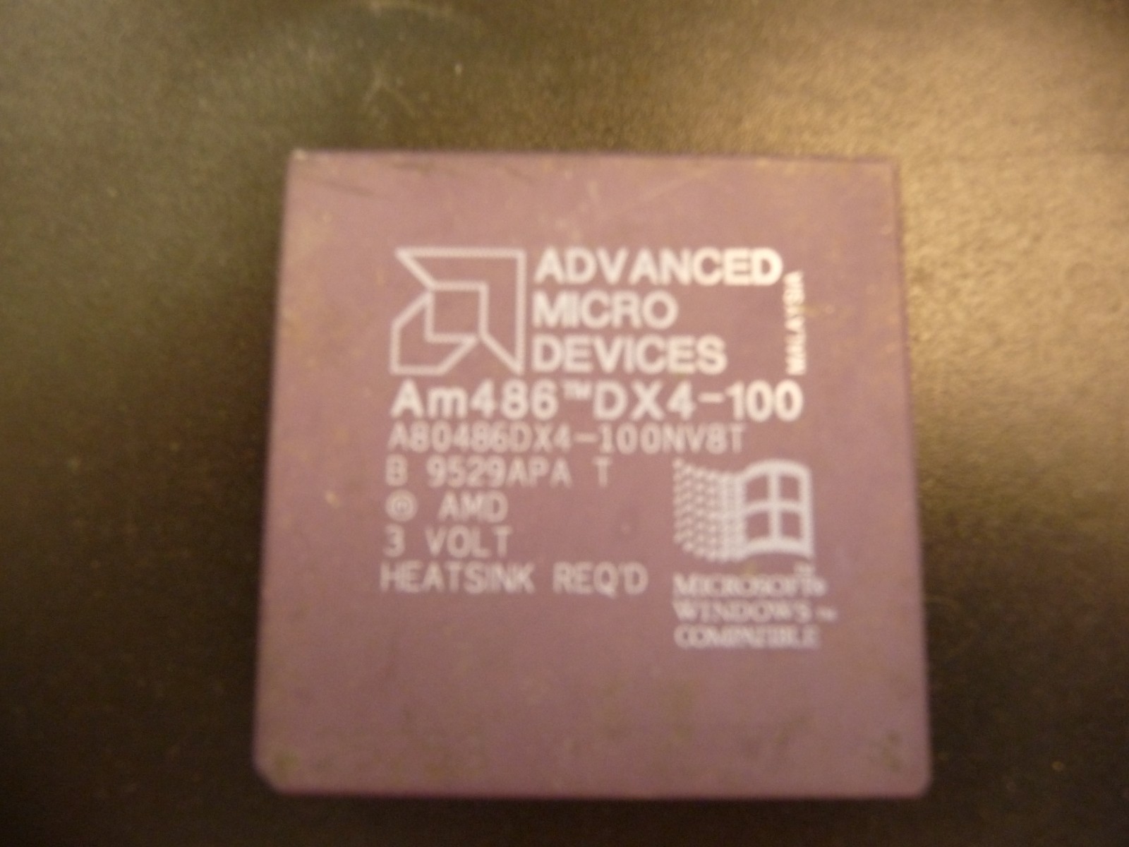 AMD Am486DX4-100 Processor Socket 3 Vintage CPU