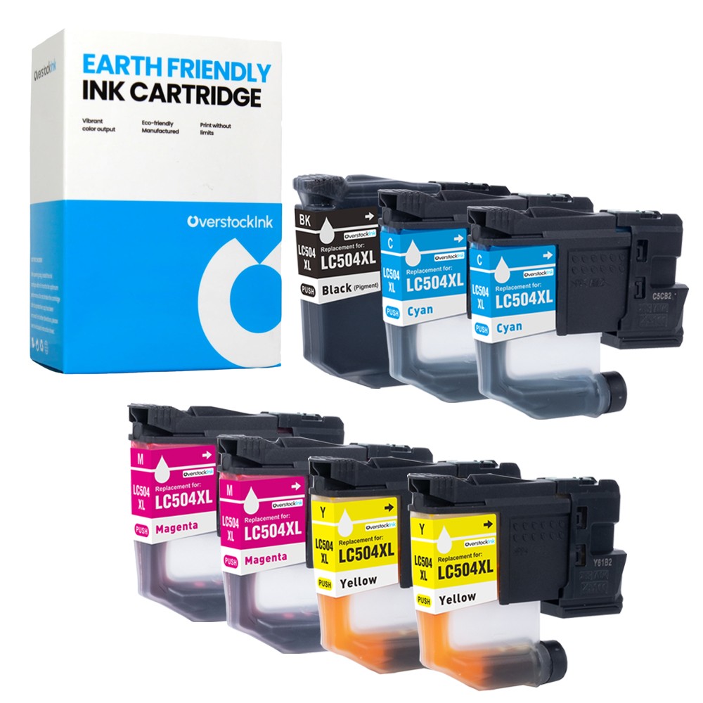 7-Pack OSI Compatible LC504XL Ink Cartridges fits Brother MFC-J1365DW
