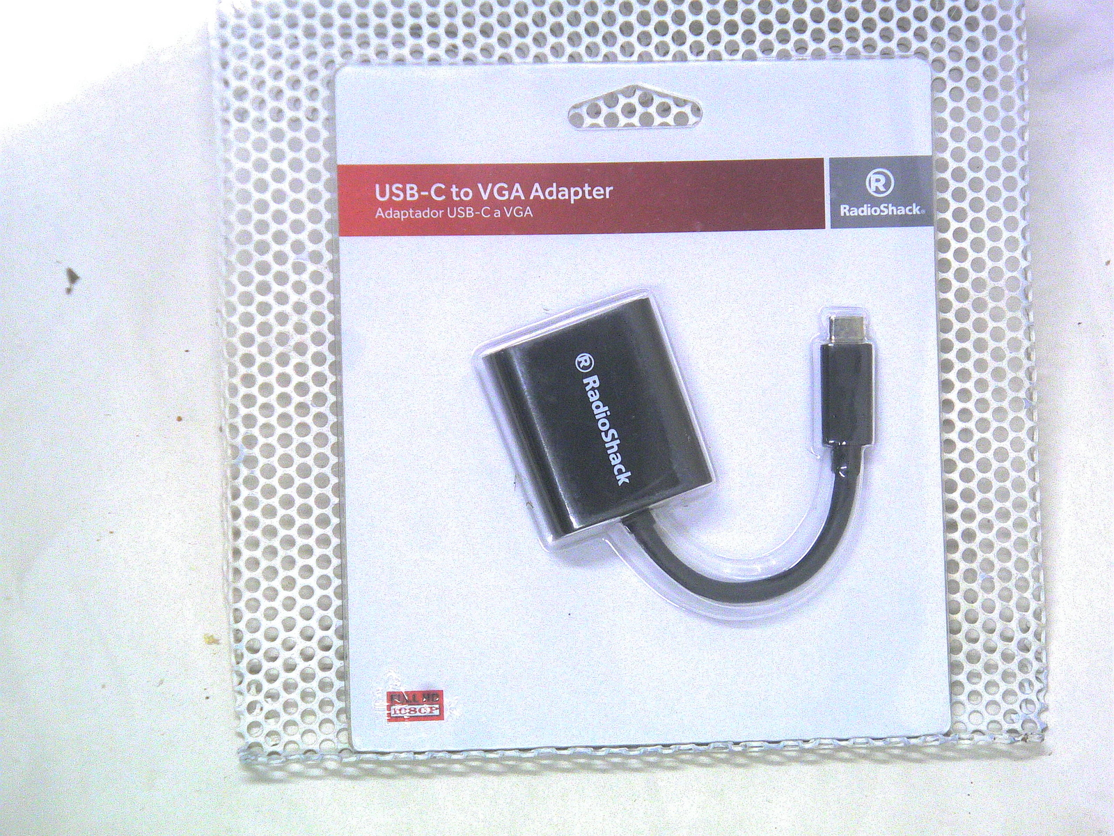 New RadioShack USB-C to VGA Video Adapter Computer Monitor Flatscreen TV