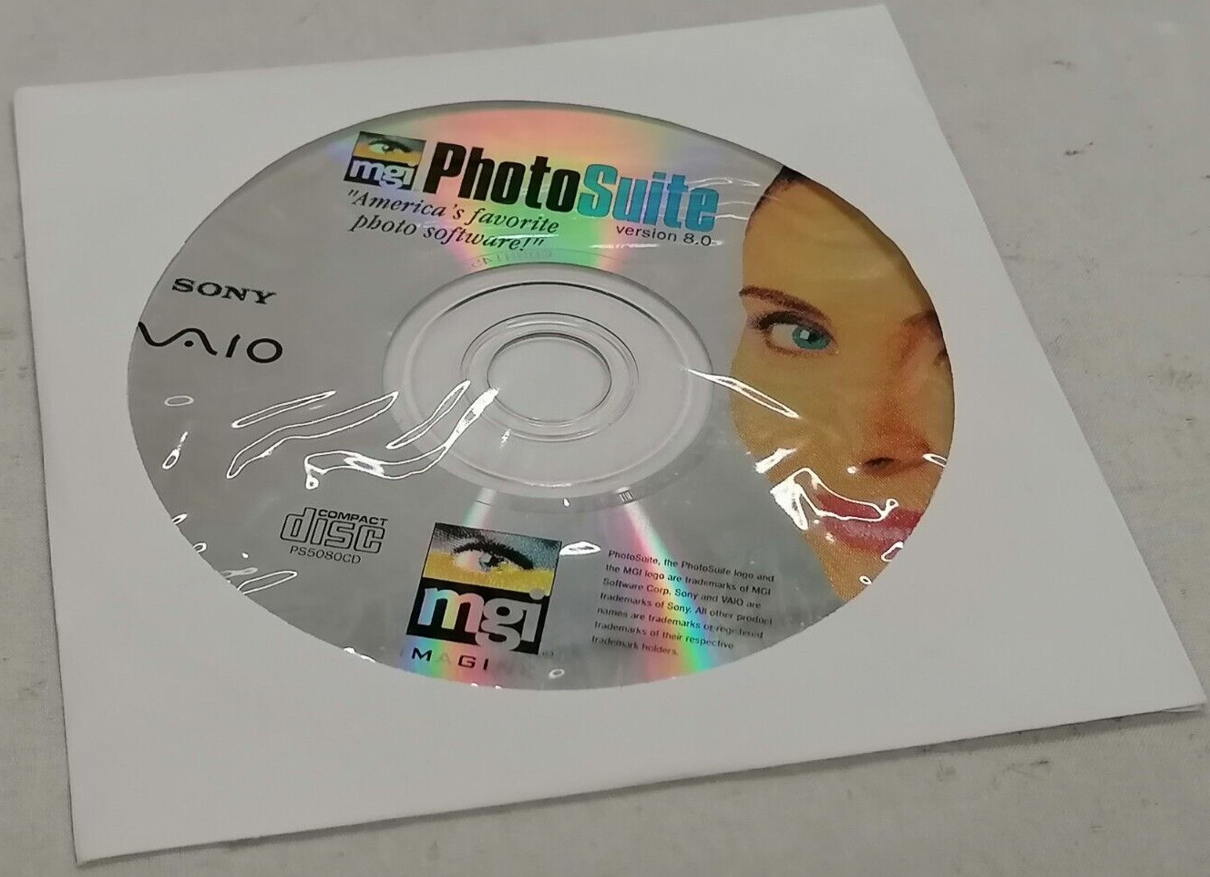 Vintage 1996 MGI Photo Suite Version 8.0 Software Disk