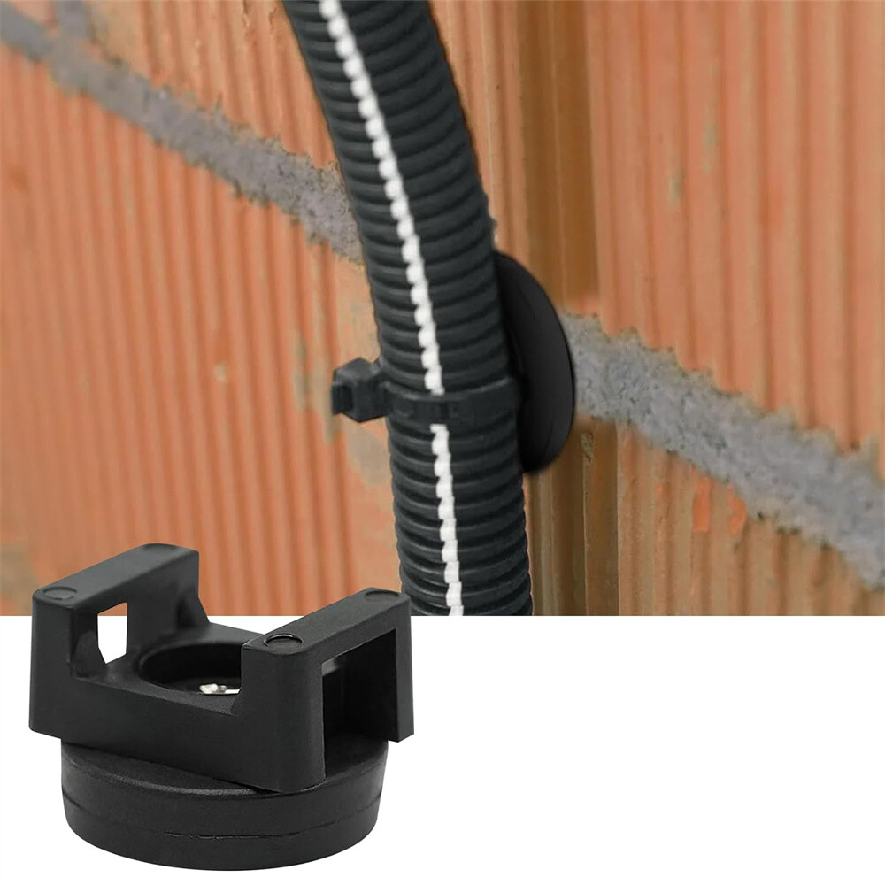 20Pcs Black Magnetic Cable Zip Tie Mount Base Wire Clips Management Base Holders