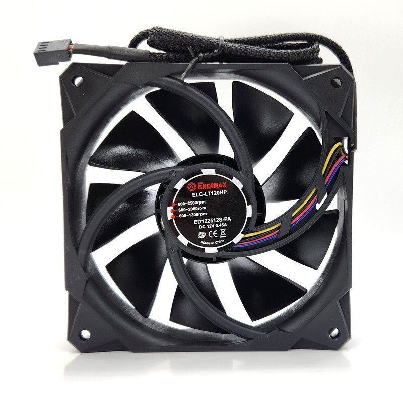 Enermax 120mm x 25mm Computer Case Adjustable Speed  4-Pin PWM Fan ELC-LT120HP