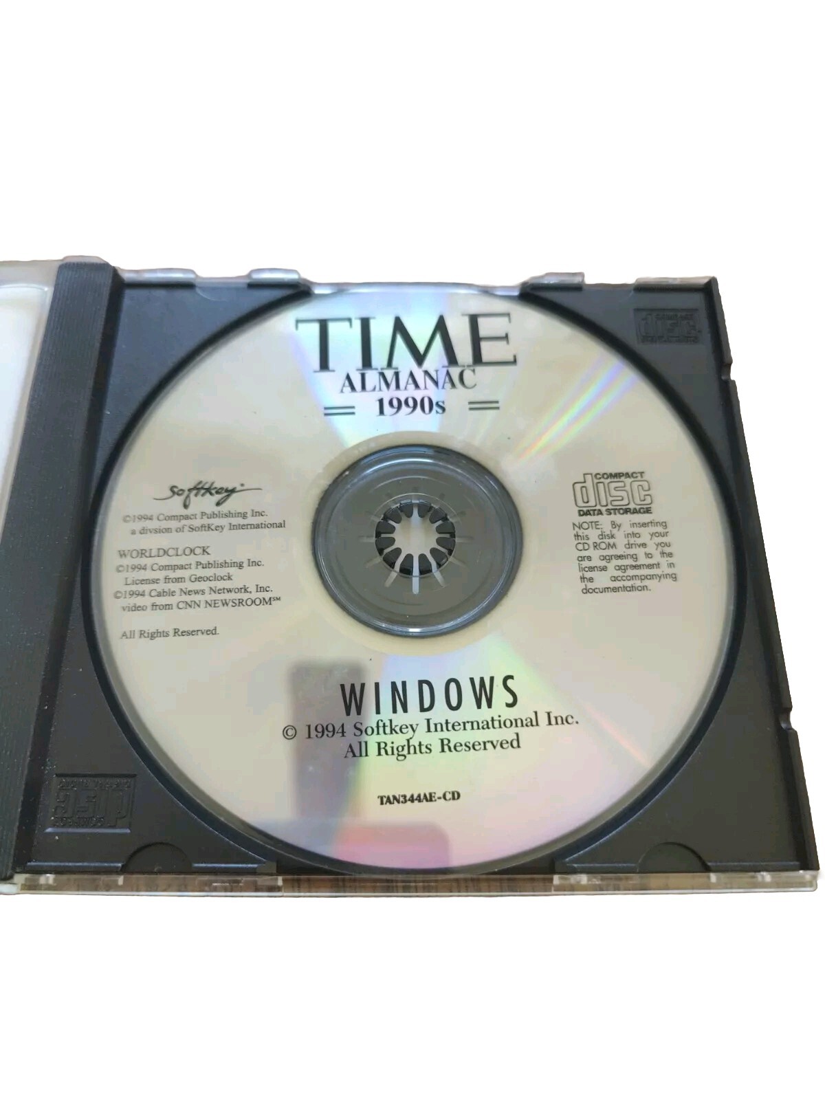 Time Almanac 1990s For Windows CD-ROM 