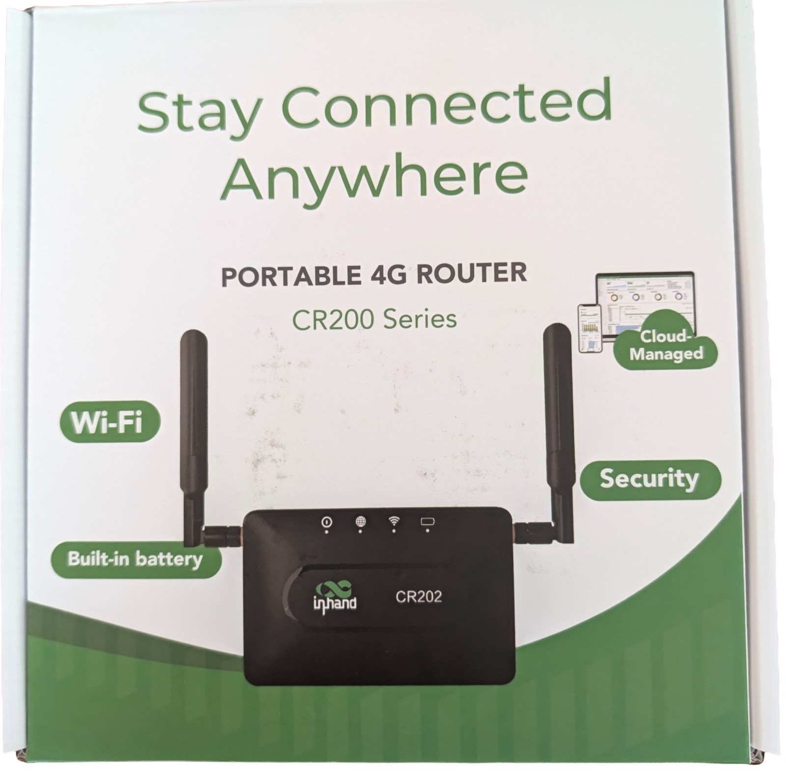 InHand CR202 Portable 4G LTE CAT6 Wifi Travel Router CR200 Series
