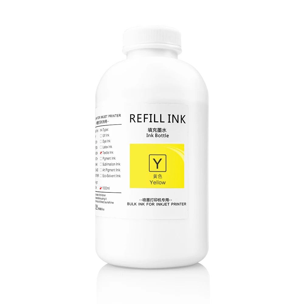 1000ML/Bottle Digital Textile Ink for Epson R3800 R3880 DTG Printers