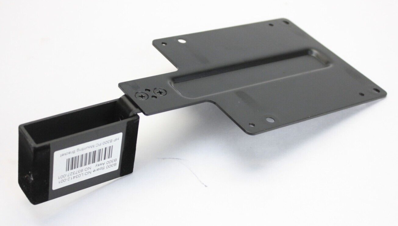 HP B300 mini PC Mounting Bracket Mount Plate 2DW53AA 937327 L03412 w/Screws