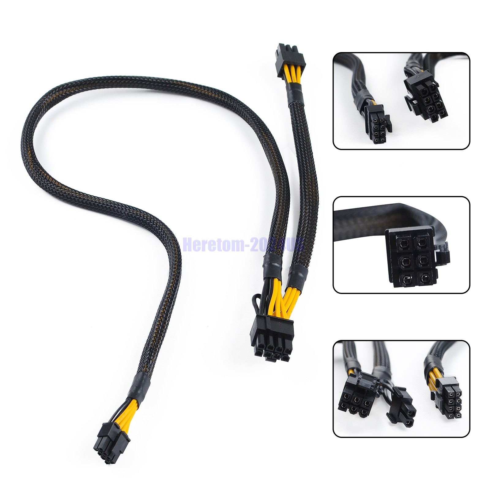 For HP DL380 G10 G11 DL385 G10 GPU Graphics Card Power Cord Cable 8pin to 6+8pin