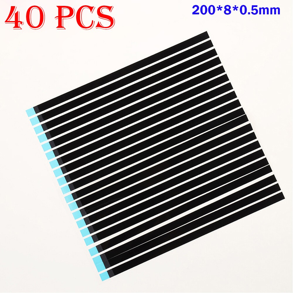 40pcs Pull Tabs Stretch Release Adhesive Strips Tape For Laptop LCD Screen Panel