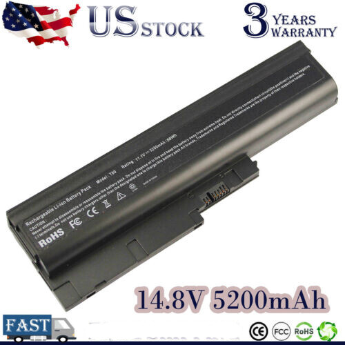Battery For LENOVO IBM ThinkPad ASM 92P1142 FRU 42T4504 42T4513 42T4651 42T5233