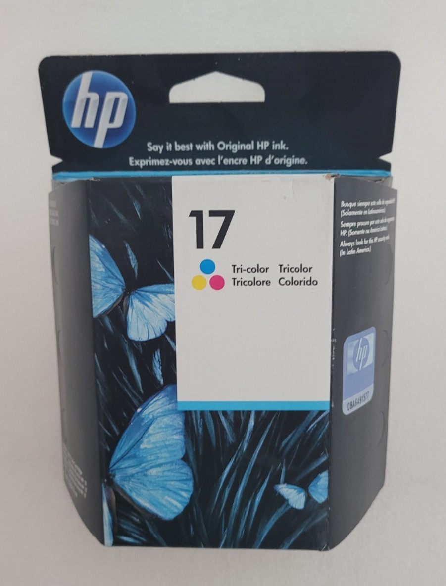 HP 17 Tri-Color Ink Cartridge Inkjet (C6625A) - NEW