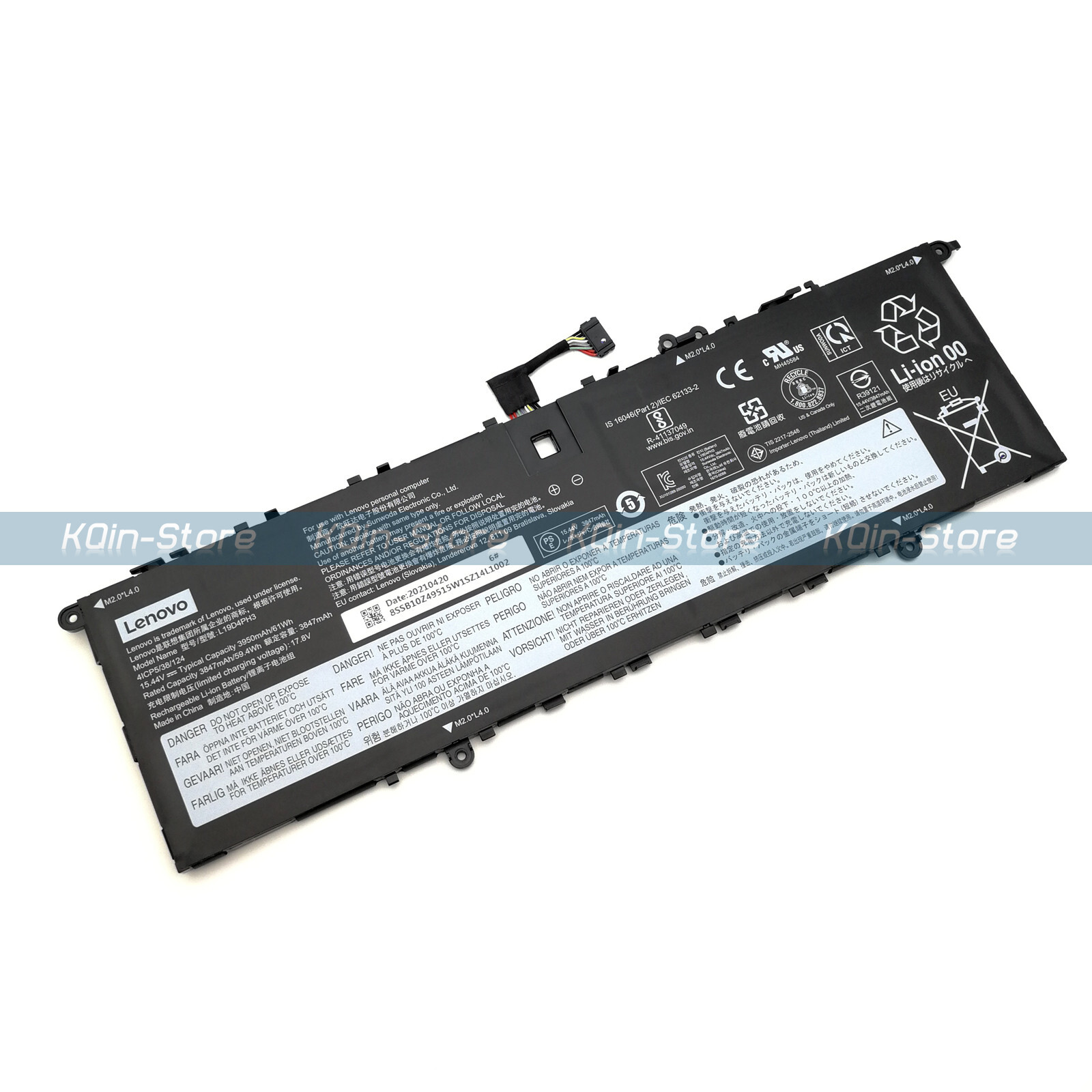 New Genuine L19D4PH3 L19C4PH3 OEM Battery for Lenovo Yoga Slim 7 Pro 14 14s 2021