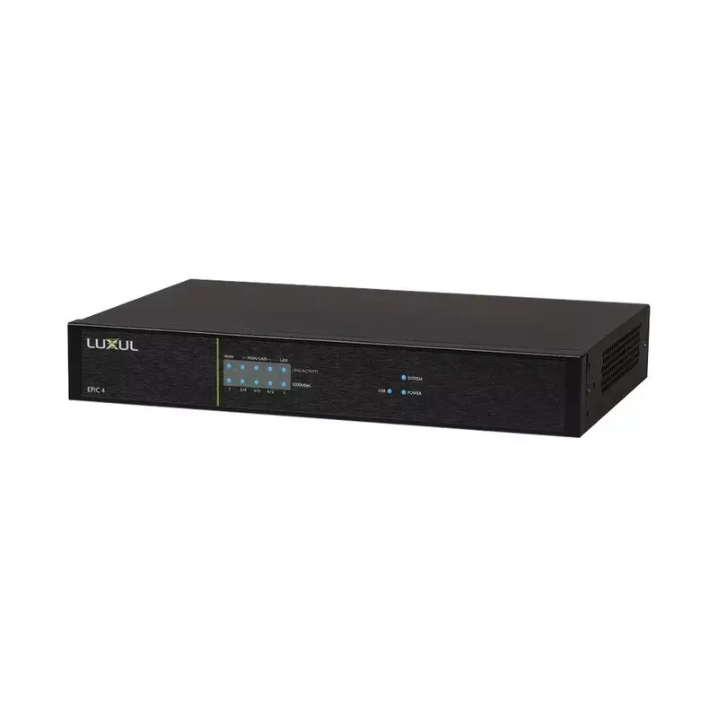 Used LUXUL Epic 4 ABR-4500 Gigabit Router W/Ports Tested and Working