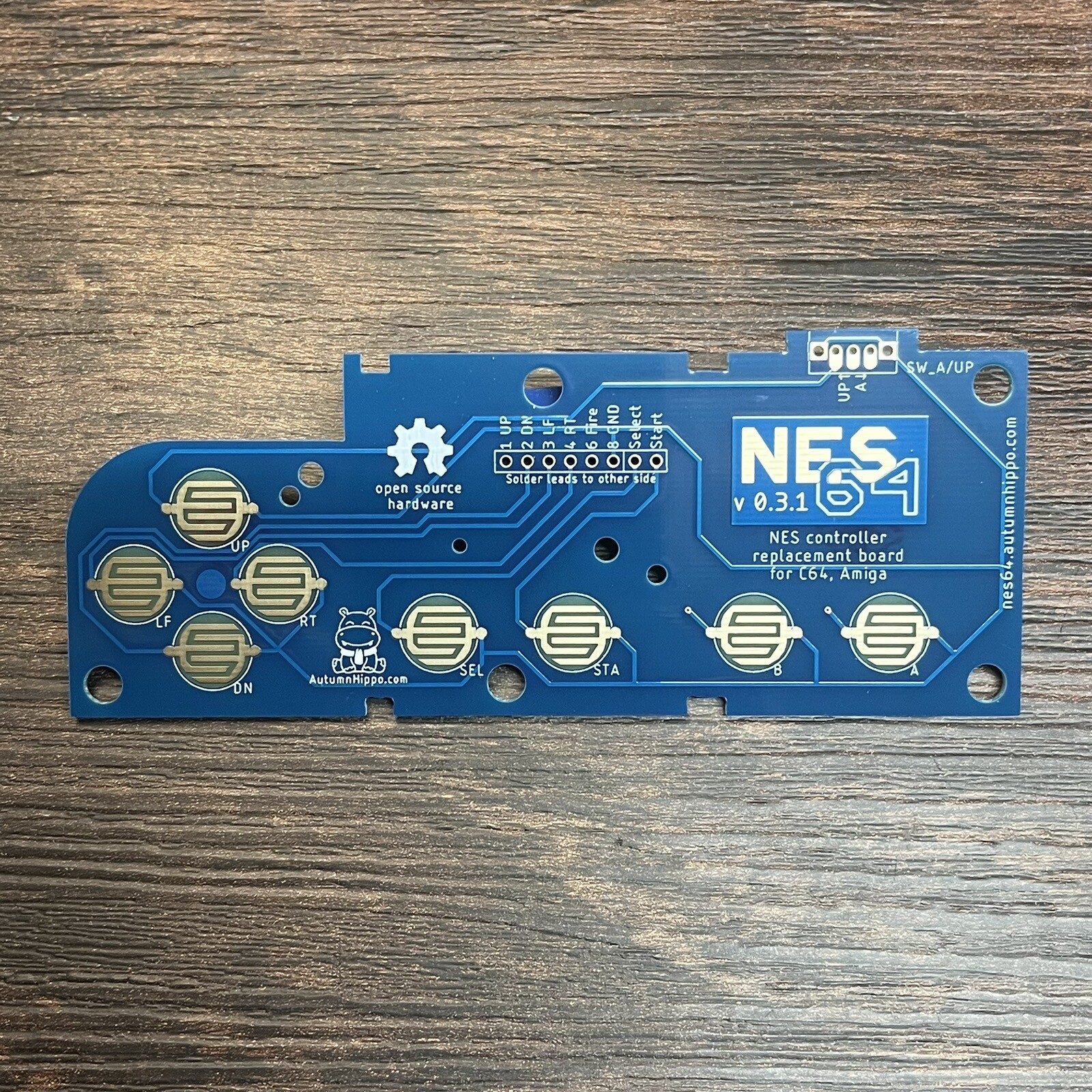 NES64 NES Controller PCB For Commodore 64 (PCB ONLY)