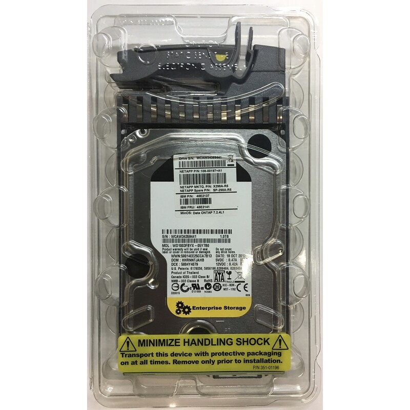 SP-298A-R5 - NetApp 1TB 7200 RPM SATA 3.5" HDD for FAS2020, FAS2040 series