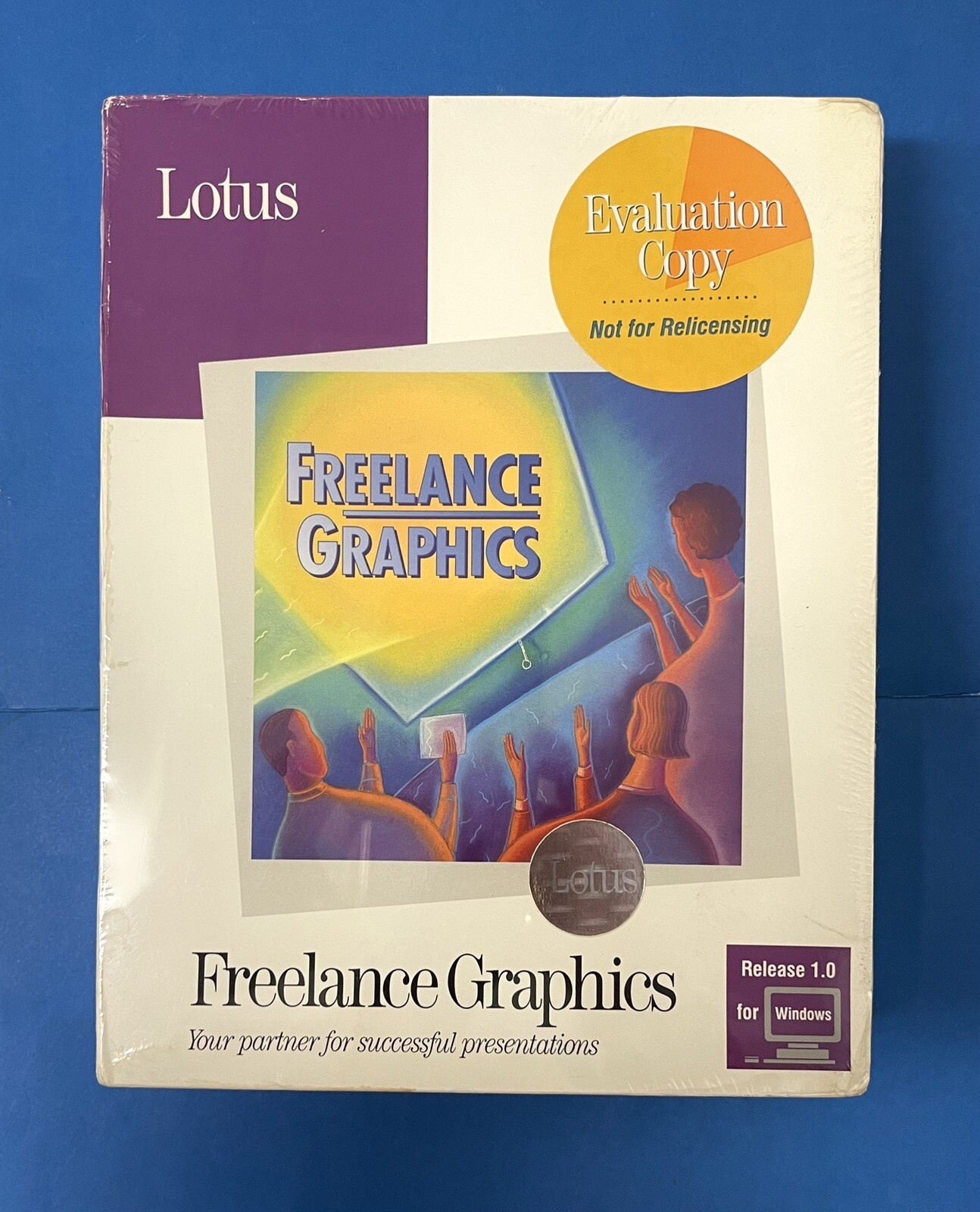 Lotus Freelance Graphics For Windows Software Evaluation Copy Release 1.0 NEW