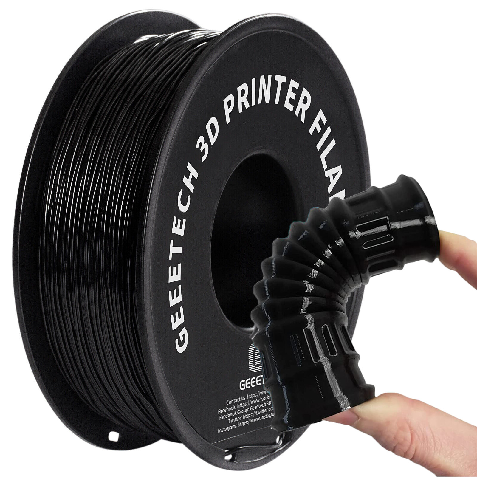 Geeetech TPU 3D Printer Filament 1KG 1.75mm 95A Soft & Flexible TPU Consumable