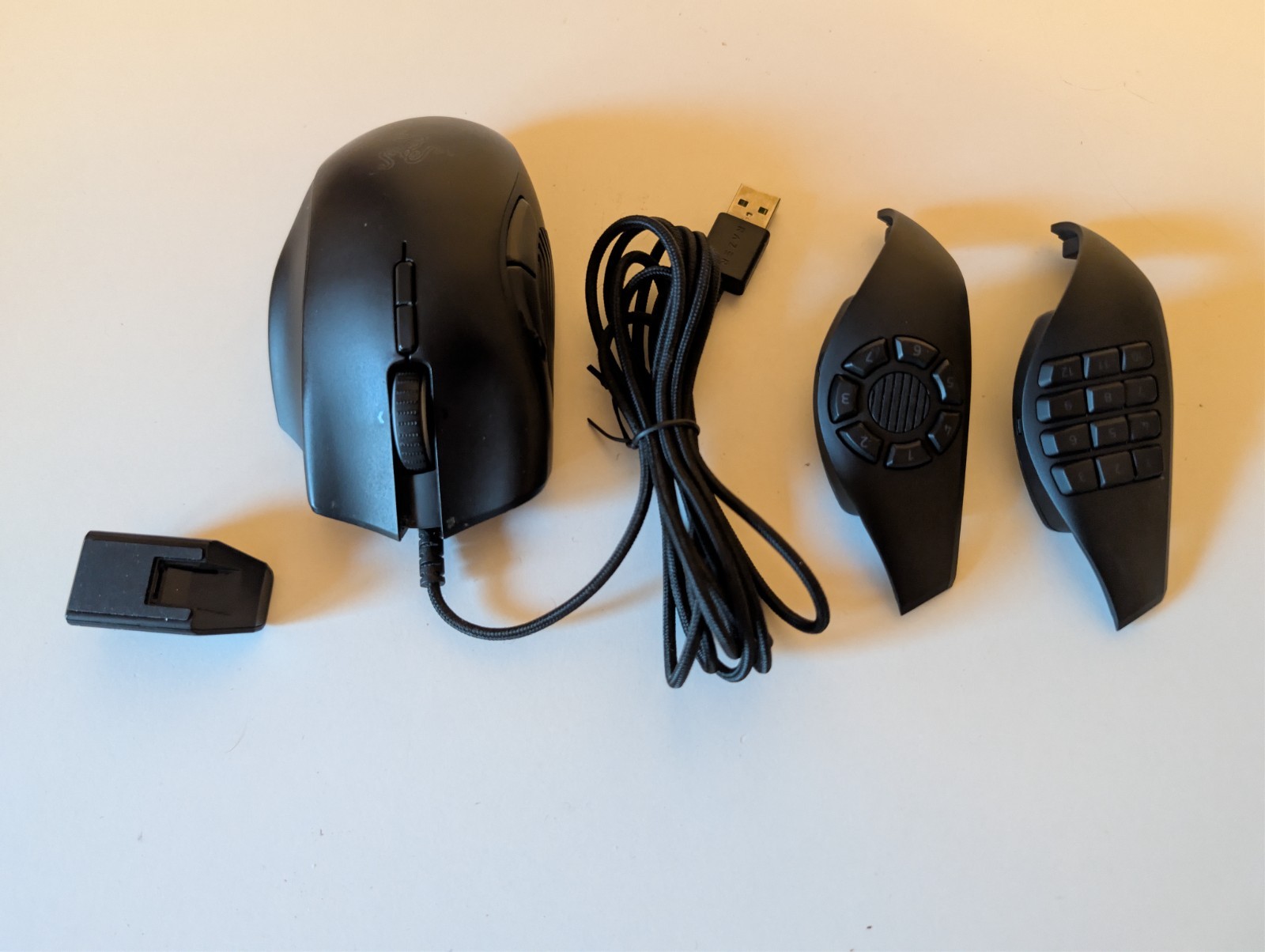 Razer Naga Trinity Wired Gaming Mouse RZ01-0241 Black 7 & 12 Button Plates