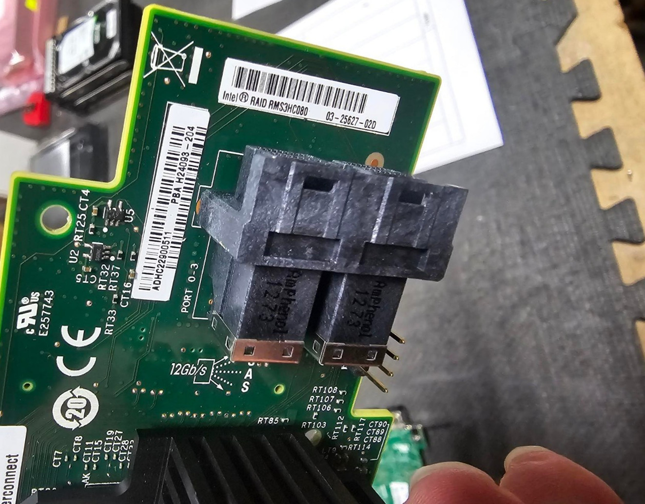 INTEL RMS3HC080 12GBPS INTEGRATED RAID MODULE
