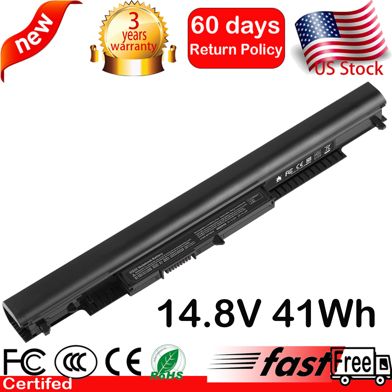 HS03 HS04 Rechargeable Battery For HP Spare 807957-001 807956-001 807612-421
