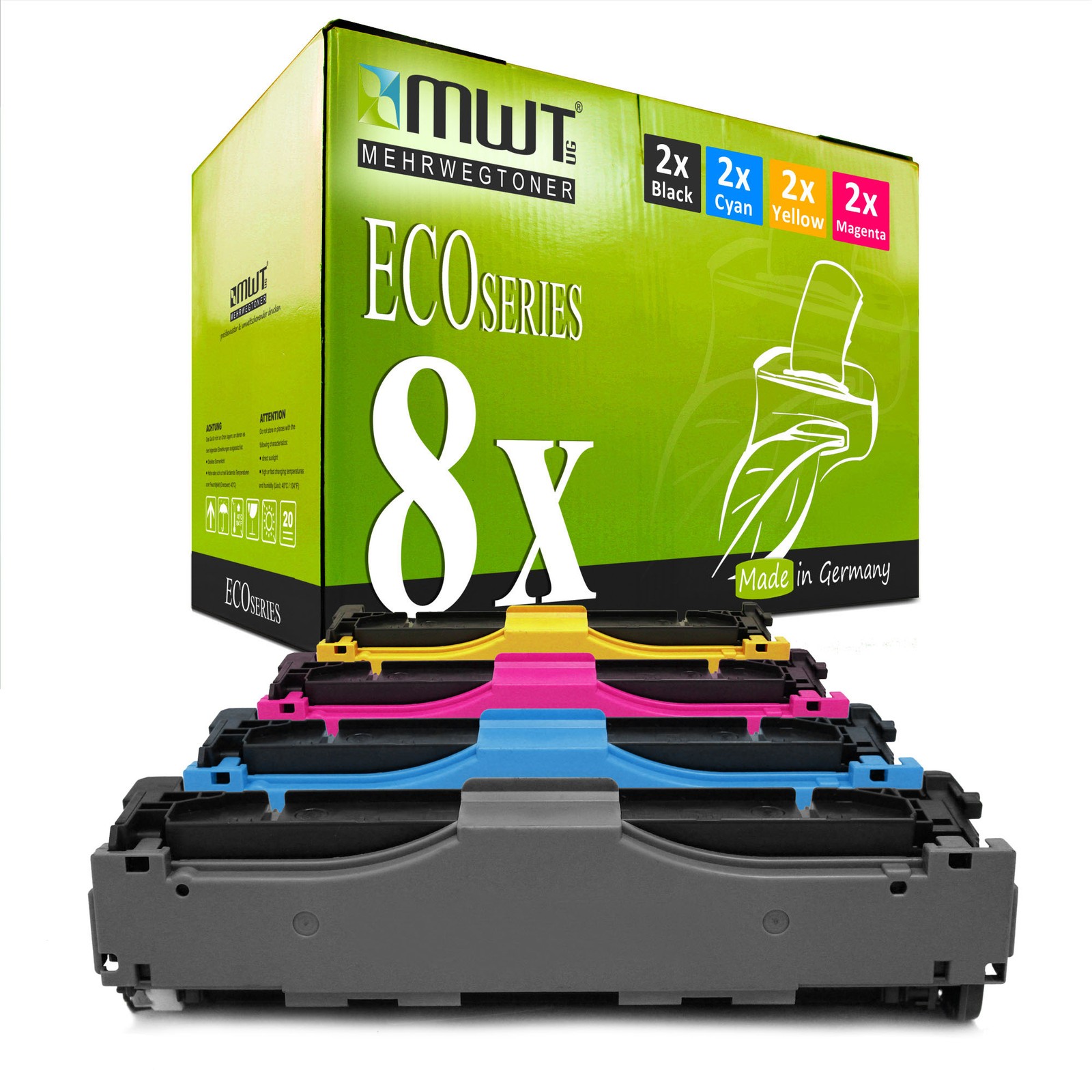 8x MWT ECO Compatible Toner Cartridge for HP Color LaserJet Pro MFP