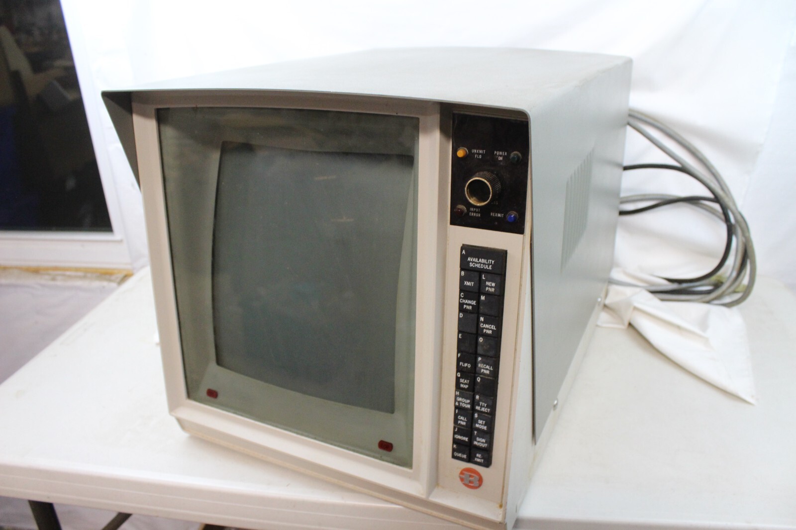 Vintage Rare Early 1960s Burroughs Corp. Computer Terminal 4802-1095-501 D8565