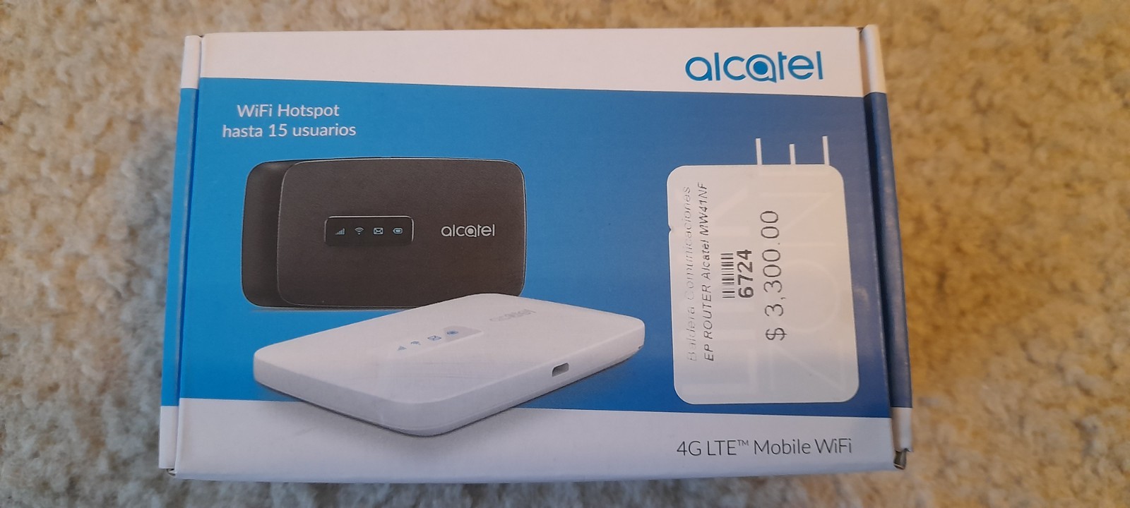 Alcatel MW41TM Linkzone  4G LTE GSM T-mobile WiFi Hotspot - Black
