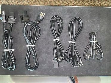Longwell LS-60 PC Power Cable Extension 6FT lot of 5 (B95)