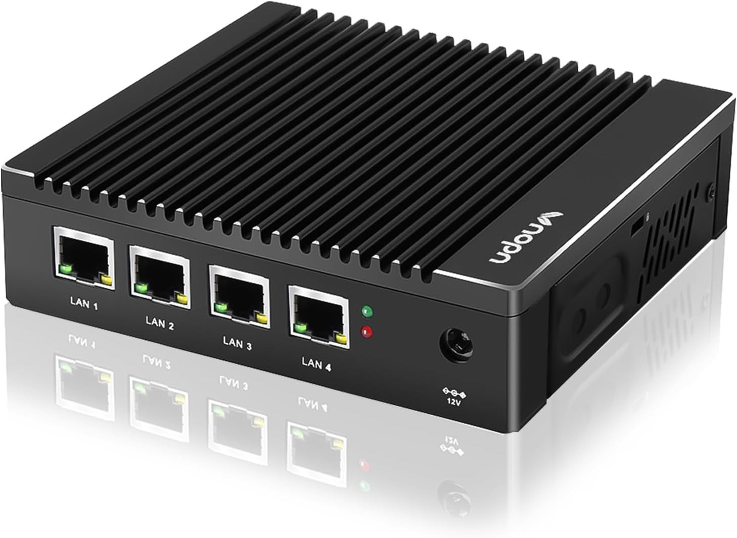 Fanless Micro Firewall Appliance with pf-Sense Intel J4125 Quad Core 
