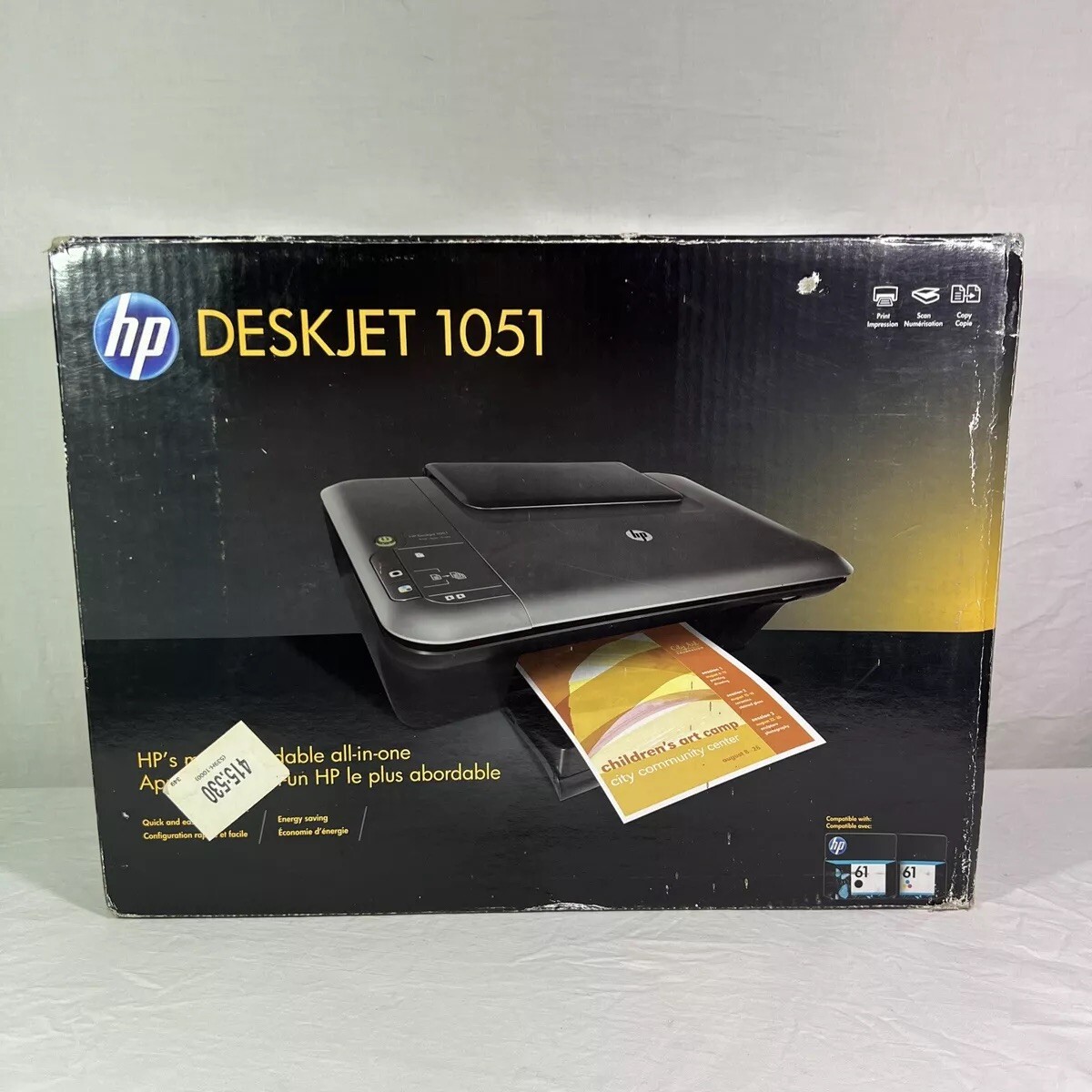 HP Deskjet 1051 All-In-One Inkjet Printer
