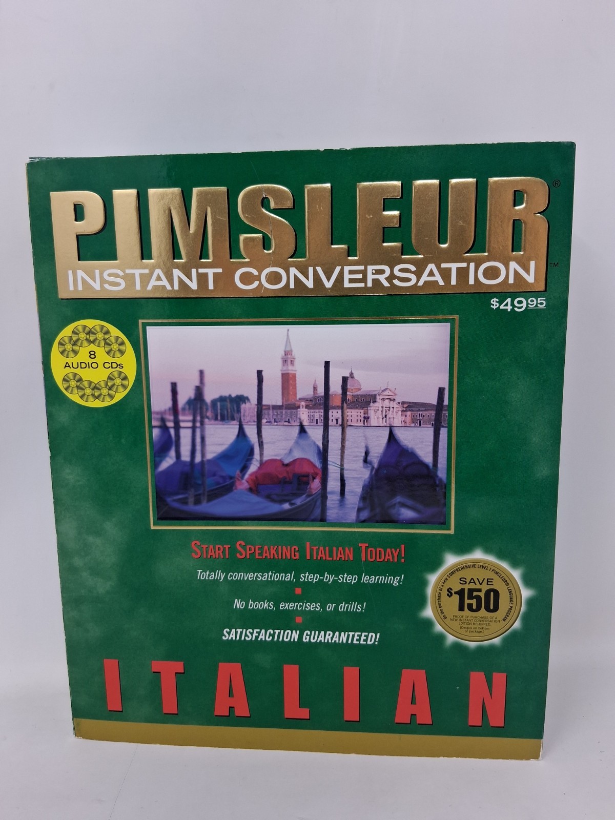 Pimsleur Instant Conversation Italian 8 CD Set Complete