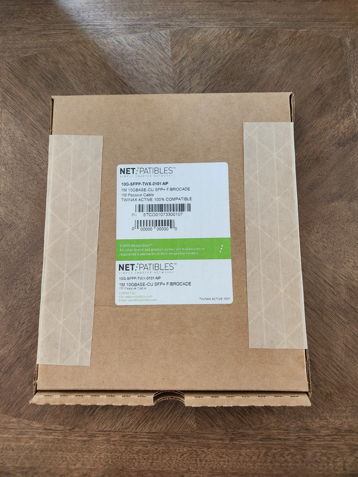 Net Patibles 1M Brocade 10G Base-CU SFP+F  1M Passive Cable