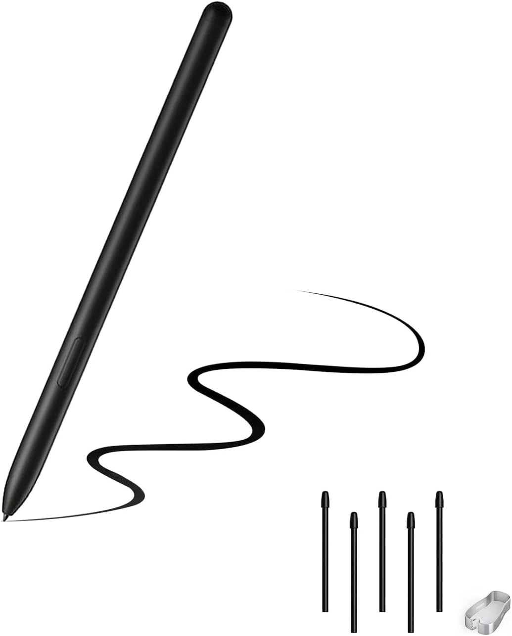 Stylus Pen for Remarkable 2 4096 Pressure Levels Black Metal Replacement