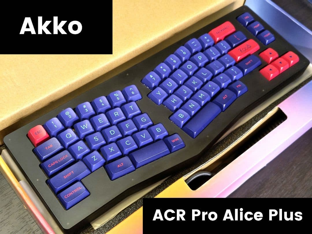 AKKO ACR Pro Alice Plus Mechanical Keyboard Lavender Purple Acrylic PC Plate
