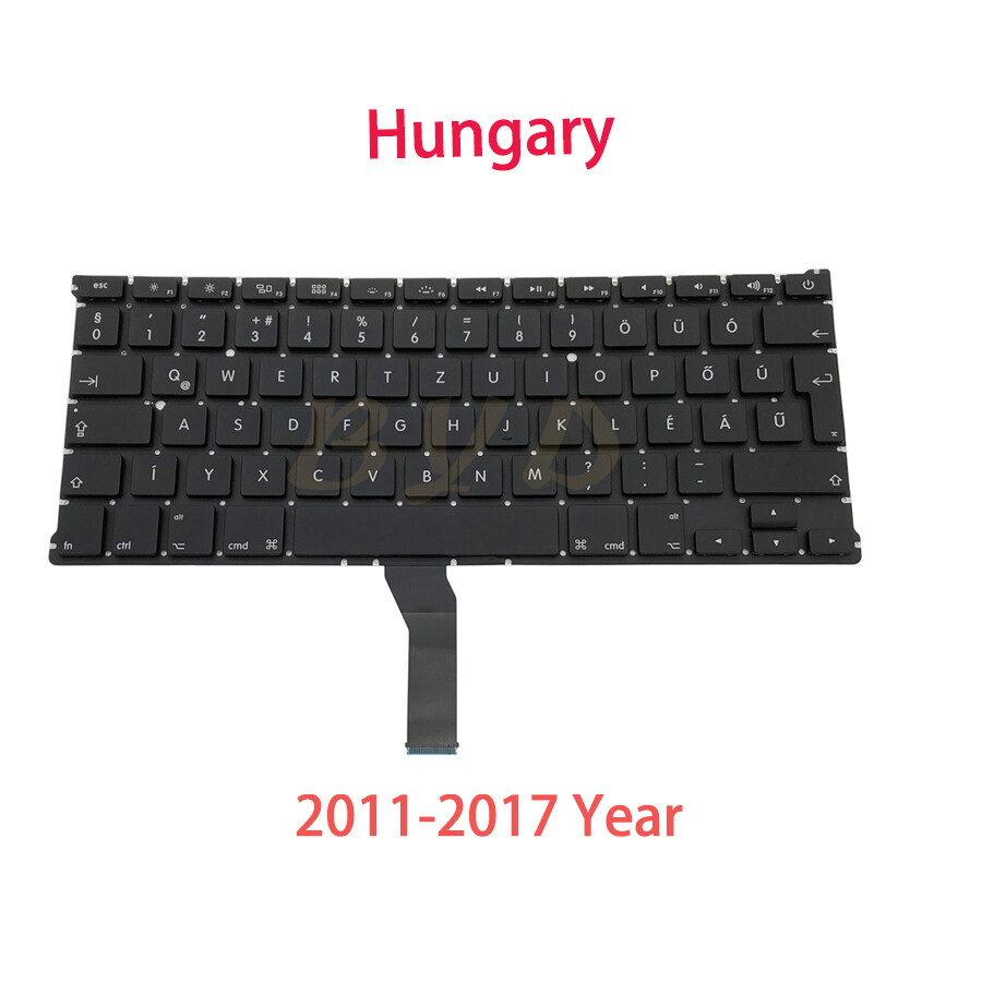 New Hungary Hungarian Keyboard For Macbook Air 13" A1369 A1466 2011-2017 Years