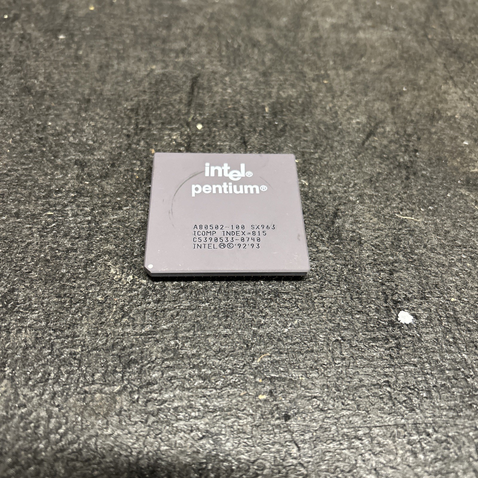 Retro Computer CPU Intel Pentium A80502-100 SX963 - C5351070-0519