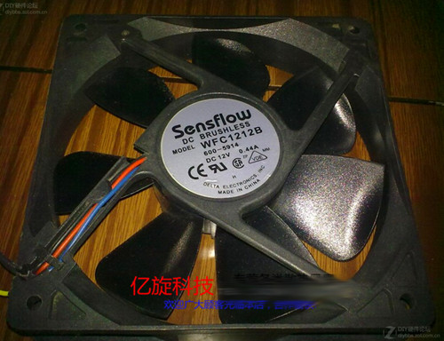 Delta 12025 12V 0.44A WFC1212B 12cm double ball cooling fan