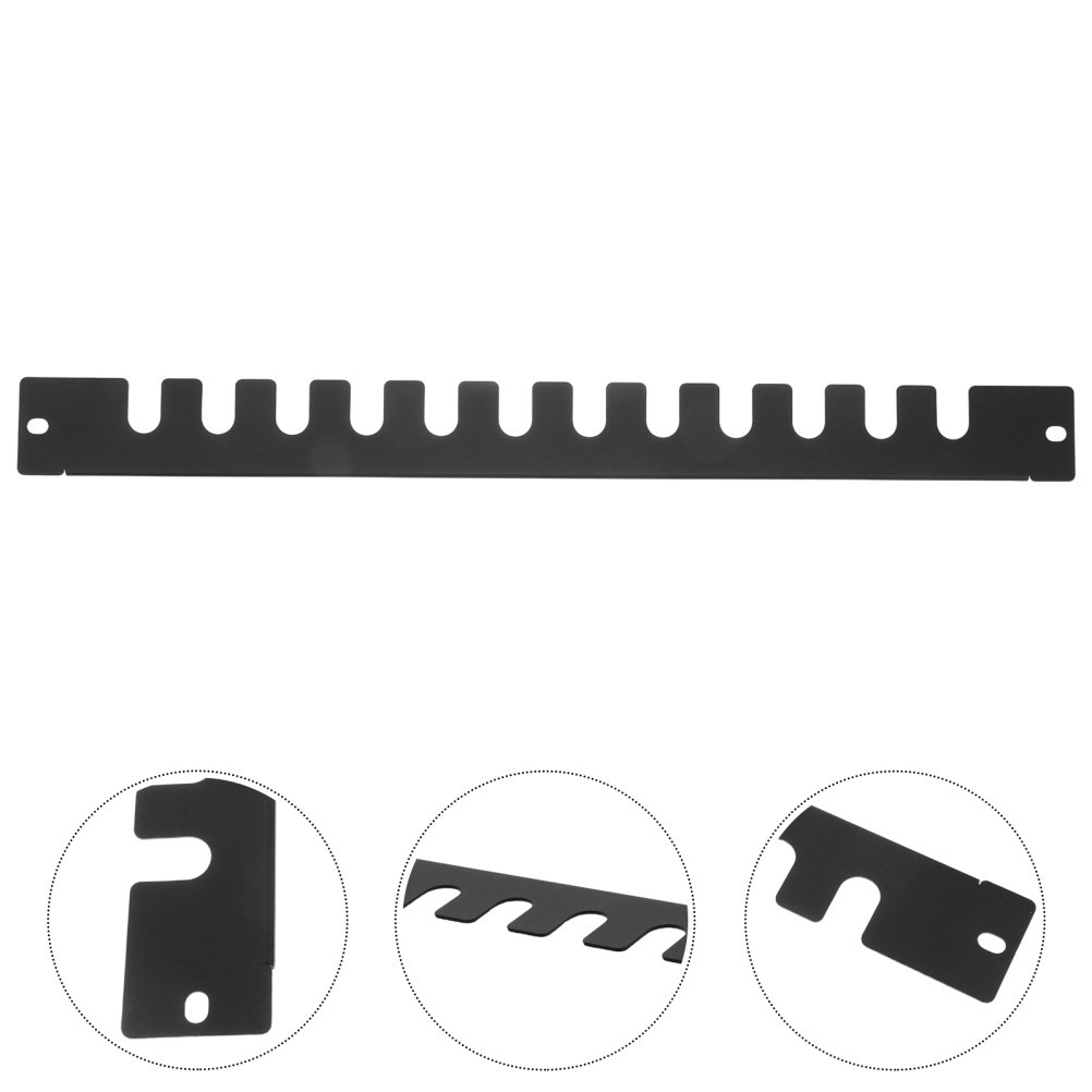 5pcs Single-Sided Fishbone Cable Manager, 19” Cold Rolled Steel Panel