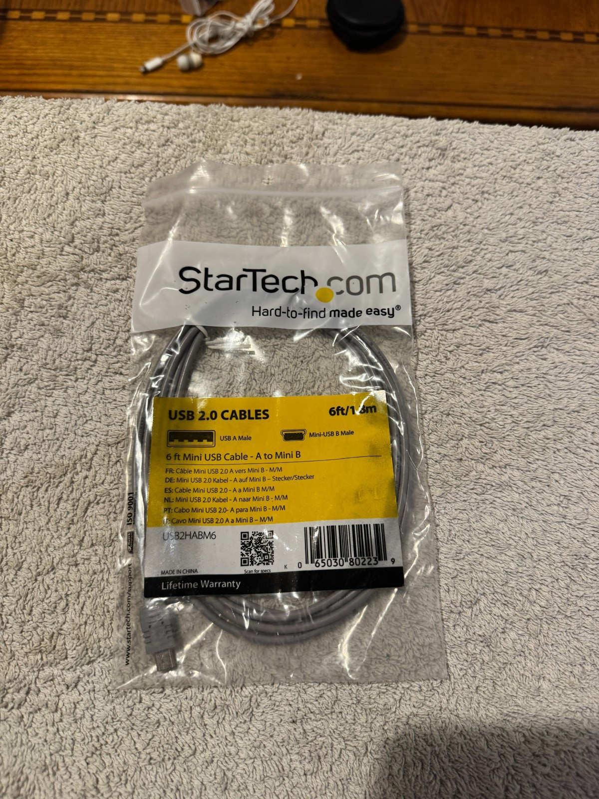 Star Tech USB 2.0 Cables 6ft/1.8mm - NEW