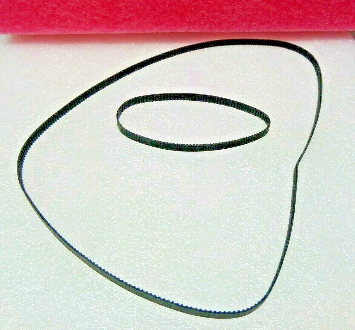 Zebra 105902-043 & 105902-045 Ribbon and platen Drive Belt set(1) x Zebra 2746e