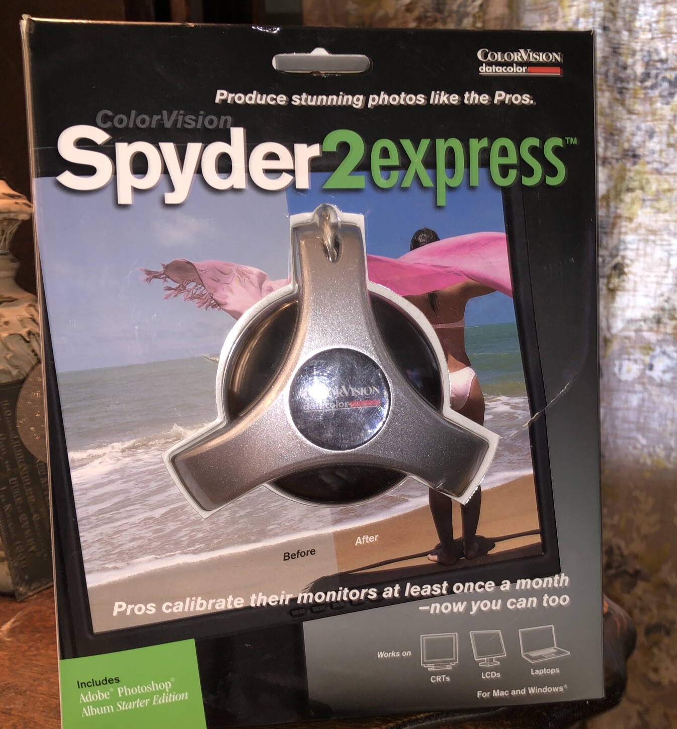 Color Vision Datacolor Spyder2Express Color Calibration Adobe Photoshop Starter