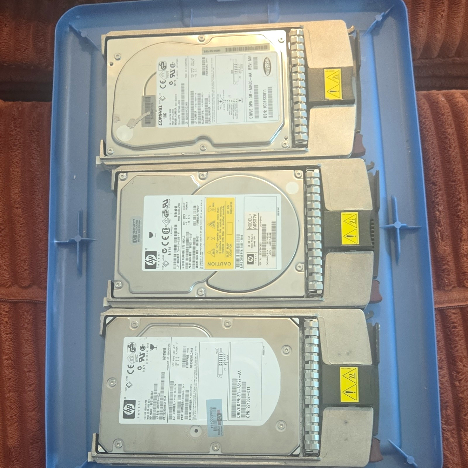 HP Compaq 18.2GB 15K RPM 2MB Ultra320 SCSI 3.5" Hot Swap HDD 360209-002